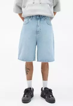 Джинсовые шорты LOOSE BAGGY- BERMUDA PULL&BEAR, цвет Blue Denim