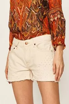 Джинсовые шорты MABLE Pepe Jeans, бежевый