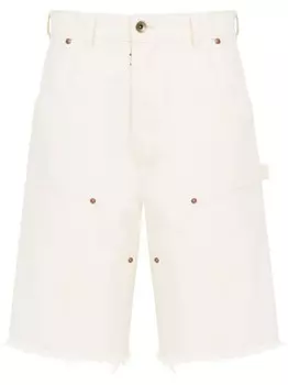 Джинсовые шорты Maison Margiela, белый