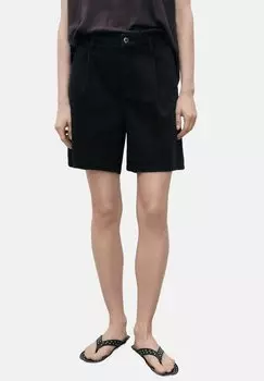 Джинсовые шорты Mango, цвет Black Denim