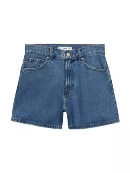 Джинсовые шорты MANGO Regular Jeans ZOE, синий деним