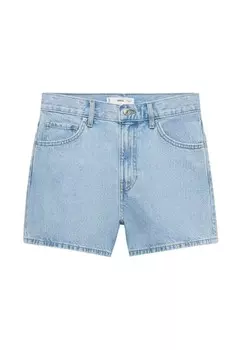 Джинсовые шорты Mango, светло-голубой