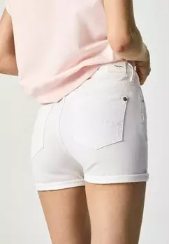 Джинсовые шорты Mary Short Pepe Jeans, белые