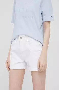 Джинсовые шорты MARY SHORT Pepe Jeans, белый