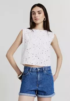 Джинсовые шорты MED MOM RISVOLTO Calliope, цвет Blu Denim Medio