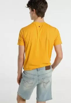 Джинсовые шорты MEDIUM BLEACH NORMALE PASSFORM SHOT Six Valves, синий