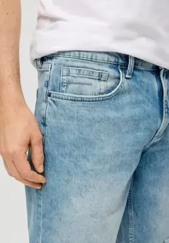 Джинсовые шорты MID RISE s.Oliver, синий деним