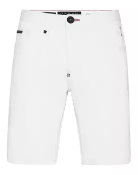 Джинсовые шорты Mikonos подходят Philipp Plein, цвет Summer Snow