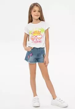 Джинсовые шорты MINOTI, цвет blue denim