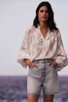 Джинсовые шорты Mint Velvet, синий