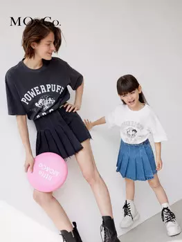 Джинсовые шорты Moco с высокой талией, черный