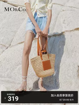 Джинсовые шорты Moco с высокой талией, светло-голубой