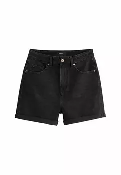Джинсовые шорты MOM COMFORT STRETCH STANDARD Next, черный