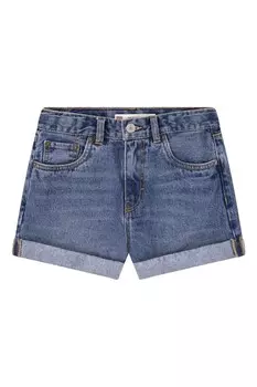 Джинсовые шорты Mom Fit с закатанными штанинами Levi'S, синий