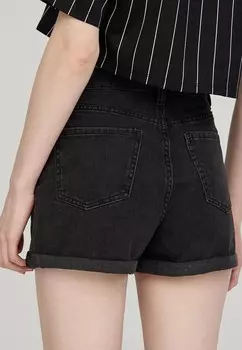 Джинсовые шорты MOM Terranova, черный деним