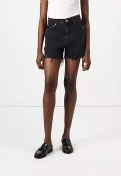 Джинсовые шорты MOM Tommy Jeans, цвет Washed Black