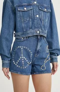 Джинсовые шорты Moschino Jeans, синий