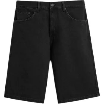 Джинсовые шорты мужские черные Zara, черный