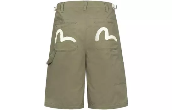 Джинсовые шорты мужские джинсовые синие Evisu, синий