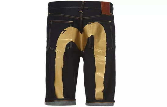 Джинсовые шорты мужские Evisu