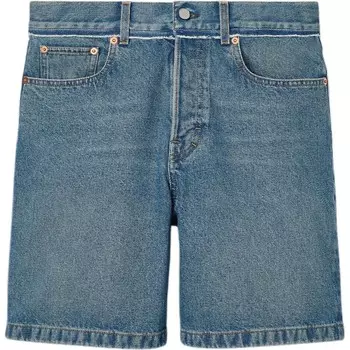 Джинсовые шорты мужские синие Gucci, синий