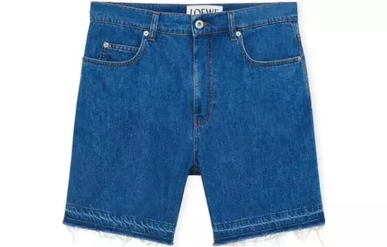 Джинсовые шорты мужские синие Loewe, синий