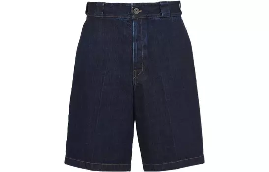 Джинсовые шорты мужские синие Prada, синий