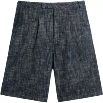 Джинсовые шорты мужские синие Zara, синий