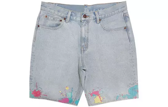 Джинсовые шорты мужские светло-голубые Levi’S, светло-голубой