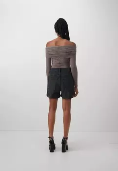 Джинсовые шорты NMMONI Noisy May, черный