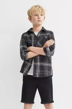 Джинсовые шорты облегающего кроя H&amp;M