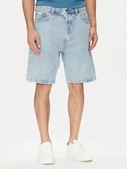 Джинсовые шорты обычного кроя 90's LV04RB930G Calvin Klein Jeans, синий