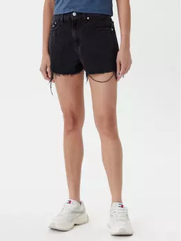 Джинсовые шорты обычного кроя DW0DW20097 Tommy Jeans, черный