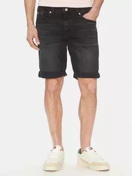 Джинсовые шорты обычного кроя Ronnie DM0DM20945 Tommy Jeans, черный