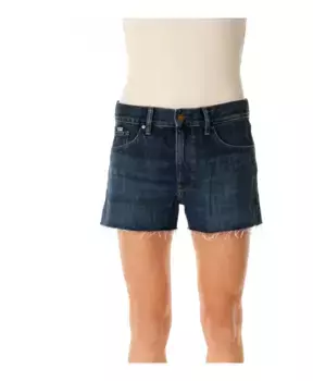 Джинсовые шорты обычного кроя с эффектом усов G-Star, синий