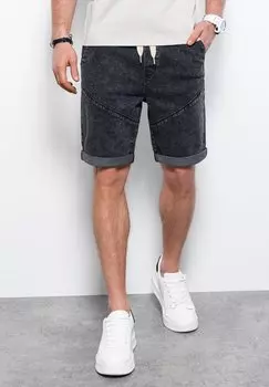 Джинсовые шорты Ombre, черные