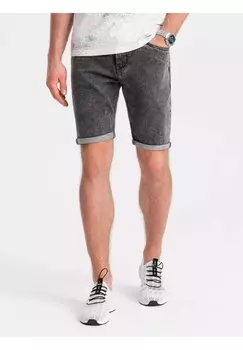 Джинсовые шорты Ombre, серый