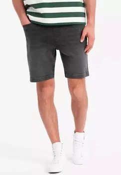 Джинсовые шорты Ombre, серый