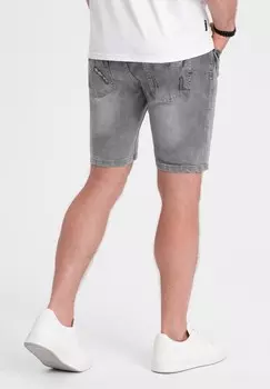 Джинсовые шорты Ombre, серый