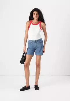 Джинсовые шорты ONLDIANA 2 PACK ONLY, цвет Medium Blue Denim/Black