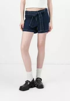 Джинсовые шорты ONLMADISON BELT ONLY, цвет Dark Blue Denim