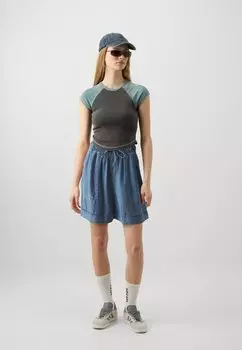 Джинсовые шорты Onlsundance Elastic ONLY, средний синий деним