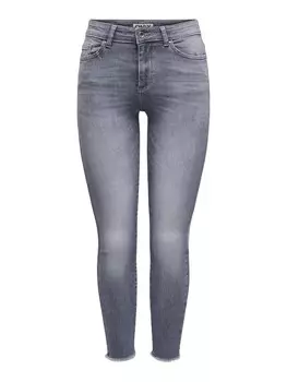 Джинсовые шорты ONLY Skinny Jeans ONLBlush, серый деним