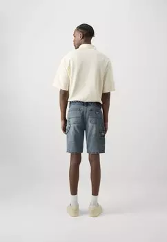 Джинсовые шорты PANEL CARPENTER Guess Originals, темно-синий