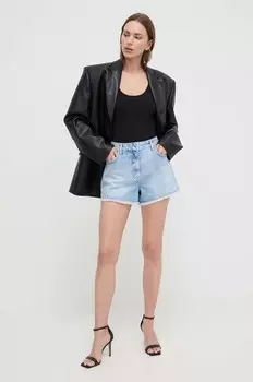 Джинсовые шорты Patrizia Pepe, синий