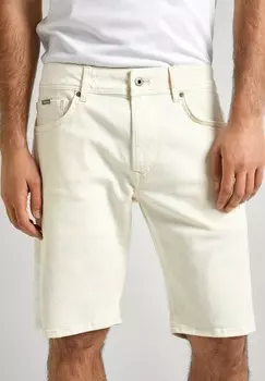 Джинсовые шорты Pepe Jeans, бежевый