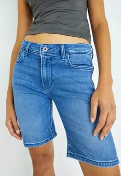 Джинсовые шорты Pepe Jeans, синий деним