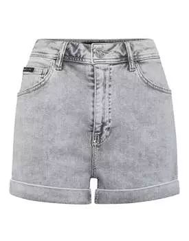 Джинсовые шорты PHILIPP PLEIN, цвет stormy grey