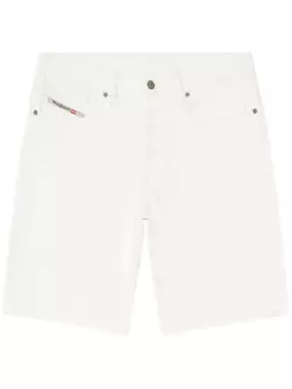 Джинсовые шорты прямого кроя Diesel, белый