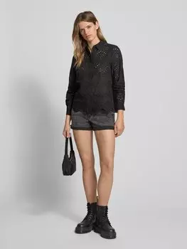 Джинсовые шорты прямого кроя с 5 карманами, модель «MONI» Noisy May, антрацит